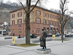 Beim 366 km langen Neckartalradweg, Bahnhof Sulz am Neckar - panoramio