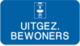 Belgian traffic sign GVIIb uitgezonderd bewoners.png