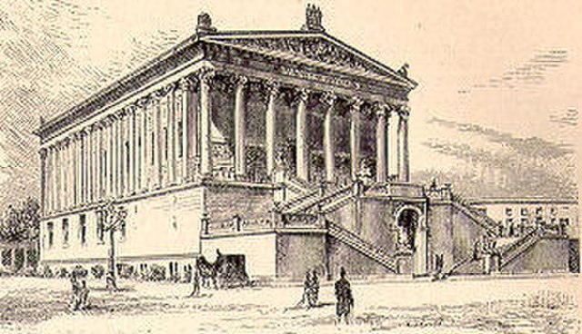 Picture of the Alte Nationalgalerie from Heinrich August Pierer's Universal-Lexikon, 1891