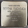 Bertha Bachrach - Dammtorstraße 33 (Hamburg-Neustadt).Stolperstein.nnw.jpg