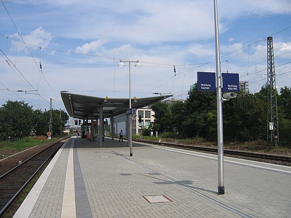 Newly rebuilt platform