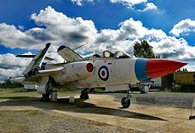 The Buccaneer S.1 outside the Gatwick Aviation Museum Blackburn Buccaneer S.1. - Gatwick Aviation Museum.jpg