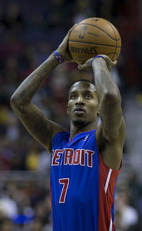 Jennings con i Pistons nel 2014