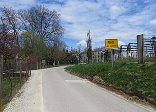 <span class="mw-page-title-main">Brdo pri Lukovici</span> Place in Upper Carniola, Slovenia