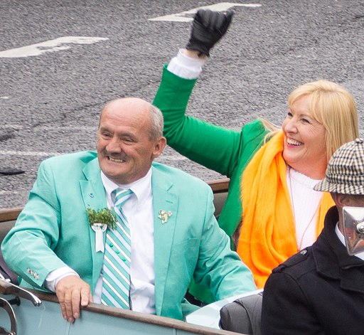 Brendan O’Carroll was the Grand Marshal At The St. Patrick's Day Parade In Dublin REF-102282 (16640203117) (cropped)