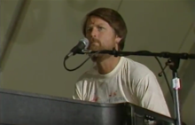 Wilson performing with the Beach Boys in 1983 Brian Wilson 1983.png