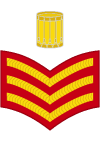 British Royal Marines Band Service OR-6 Bugle.svg
