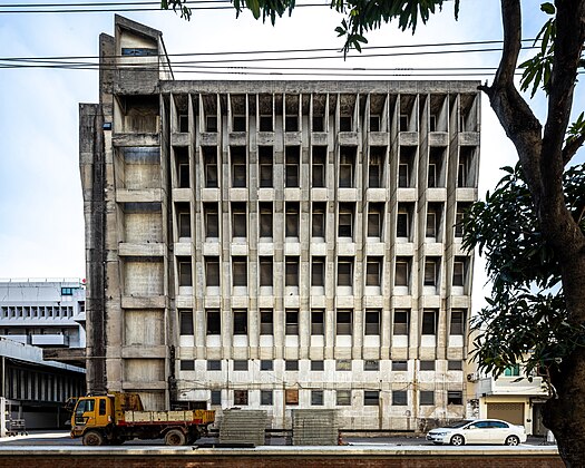 Brutalist Building in Khet Phra Nakhon