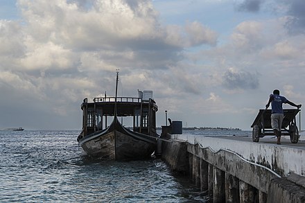 The port of Maafushi