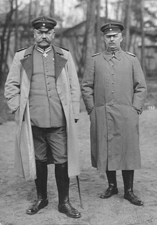 <span class="mw-page-title-main">Dioscuri (World War I)</span> It refers to the OHL duo (Erich Ludendorff and Paul von Hindenburg)