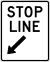 Canada Right Side Stop Line Marker Sign.svg