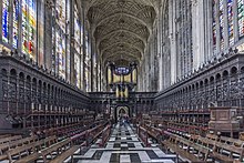 Cambridge - Královská kaple - stalles.jpg