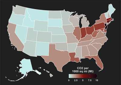 List Of U.s. States And Territories By Carbon Dioxide Emissions