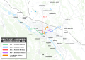 Lignes Chronobus en projet à Pau (2023)