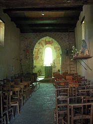 Chapelle de Guirande'nin iç görünümü