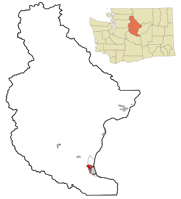 File:Chelan County Washington Incorporated and Unincorporated areas West Wenatchee Highlighted.svg