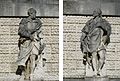 Chiswick House statues flanking entrance