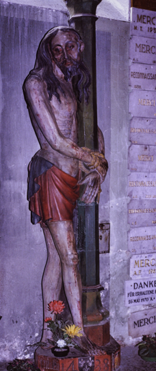 Christus an der Geisselsäule, vom Meister Jean Mossu