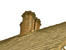 Stellar chimney stack,Cilthriew. Cilthriew, Kerry, (Montgomeryshire) 01.JPG