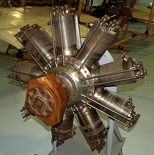 Clerget 9B 9-cylinder radial aircraft engine