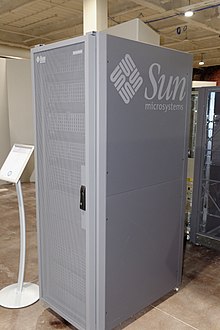 A Sun server rack at the Computer Museum of America in Roswell, Georgia Computer Museum of America (43).jpg
