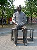 Statue of Brecht outside the Berliner Ensemble...