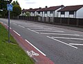Cycle lane in Excalibur Drive, Cardiff.jpg