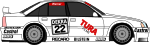 DTM 1993 Марко Вернер Opel Omega.svg