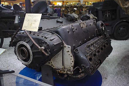 A DB 606 engine on display at the Technik Museum Sinsheim