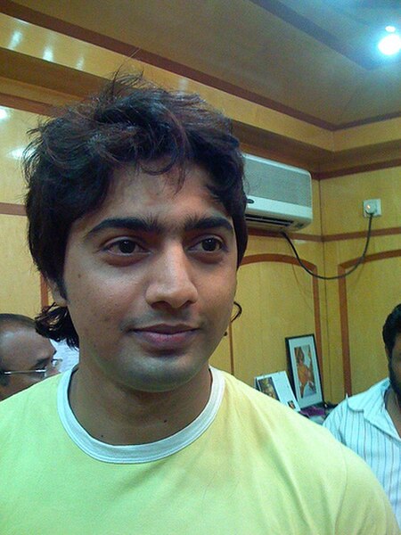 Dev at Shree Venkatesh Films's office in 2010
