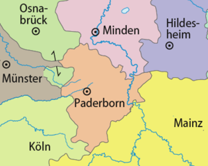 Erzbistum Paderborn: Gebiet, Geschichte, Diözesankalender