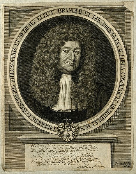 File:Dietrich Conerding. Line engraving by C. Romstet. Wellcome V0001205.jpg