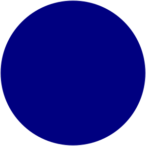 Disc Plain navy blue.svg