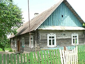 Dom konstrukcji zrębowej na Białorusi.jpg