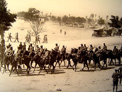 Greek cavalry in Eskişehir