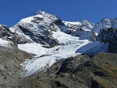Dreiherrnspitze a ledovec Prettaukees