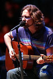 Eddie Vedder's (pictured in 2006) daughter Olivia appears on the ballad "Skipping". EddieVedder.jpg