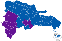 Carte électorale de la République dominicaine (2020) .svg