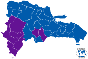 Mapa Eleitoral da República Dominicana (2020) .svg