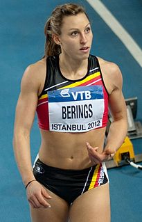 Eline Berings Belgian hurdler