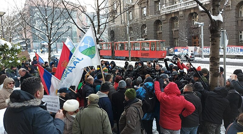 File:Environmental protests in Belgrade, 12 January 2022.jpg