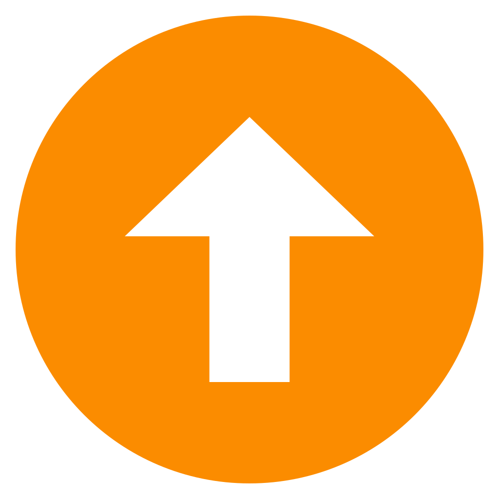 orange down arrow