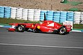 Alonso testing at Jerez, February