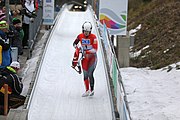 Deutsch: 2. und finaler Lauf der Juniorinnen bei den 33. FIL Juniorenweltmeisterschaften 2018 in Altenberg/Erzgebirge am 1. Februar 2018 (Namen der Abgebildeten in den Kategorien) English: 2nd and final run female juniors at the 2018 33th FIL Junior World Championships at Februar 1st alt Altenberg, Germany (names in categories)