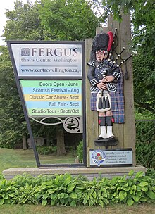 Fergus, Ontario sign
