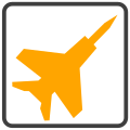 Fighter-jet-orange-icon.svg