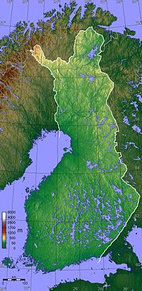 Miniatyrbild för Finlands geografi