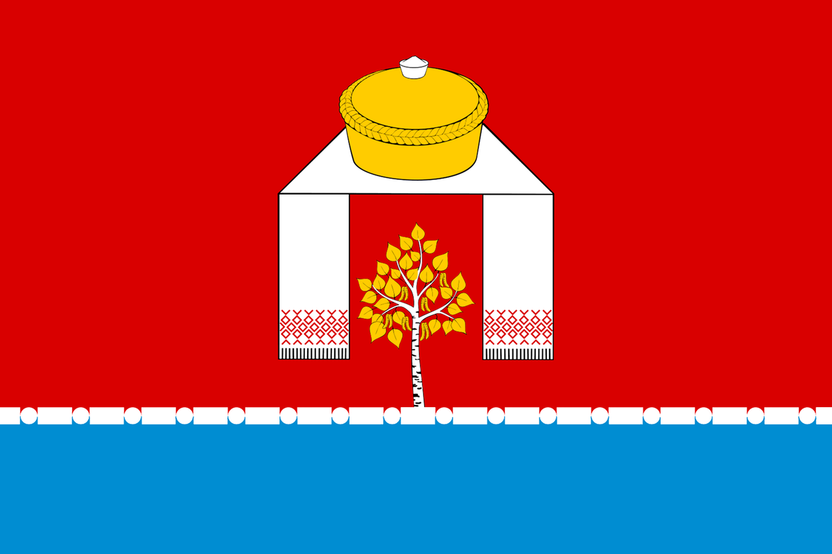 Флаг Павлоградского района Омской области