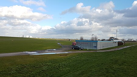 Flugplatz Blexen mit Landebahn