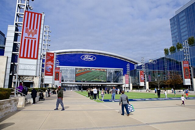 Ford Center at the Star, the Dallas Cowboys' practice facility which has also been home to Frisco ISD football games, the Texas Revolution, and the Da